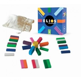 Helvetiq - Elios - Jeu en Bois fabriqué en Europe - Sois Le Premier à positionner Tous tes Rayons Autour du Disque Solaire - 