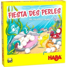 HABA - Fiesta des perles - 305868 - Jeu de collecte et de laçage - 3 ans et plus