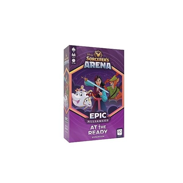 Disney Sorcerer’s Arena: Epic Alliances at The Ready Expansion | Featuring Robin Hood, Mrs. Potts, and Mulan | Officially Lic