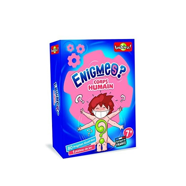 Bioviva 200547 – Enigmes Junior – Gioco Da Tavolo Per Bambini Dai 7 Anni, 2-6 Giocatori, Prodotto In Francia, Ecologico, Carte Indovinelli
