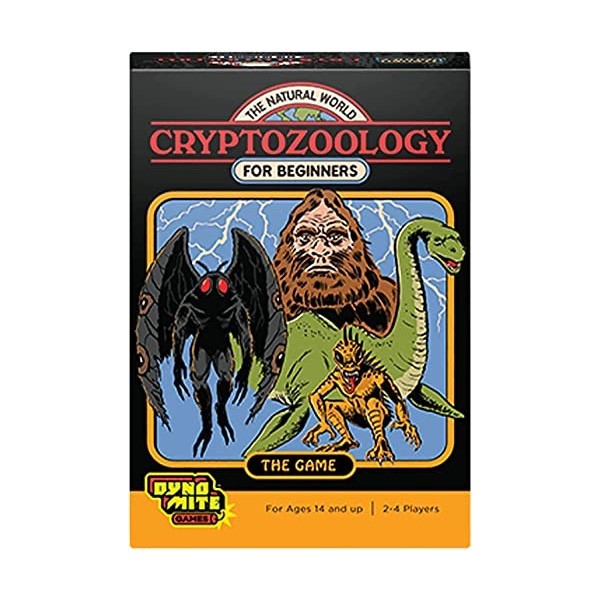 Cryptozoic - Cryptozoology for Beginners - Steven Rhodes Games Vol. 2 - Jeu de dés rétro mystérieux - 14 Ans et Plus - 2 à 4 