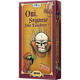 Edge | Oui, Seigneur des Ténèbres ! : Set de base rouge | Jeu de société | À partir de 8 ans | 4 à 6 joueurs | 20 à 30 minute