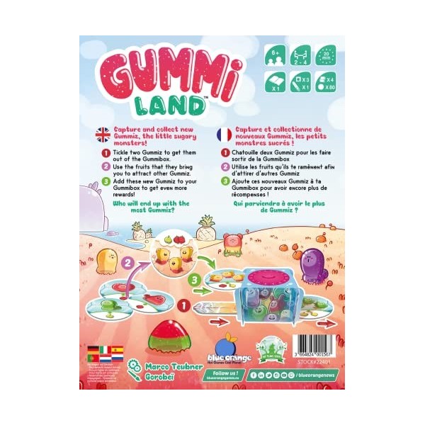 Gummiland Jeu de Table en Italien