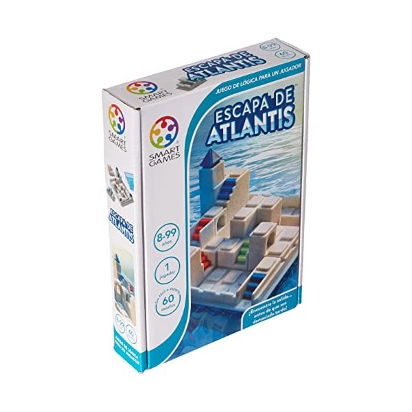 SmartGames- Escape Atlantis, SG442ES, Multicolore, Petit