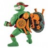 Teenage Mutant Ninja Turtles Figurine Classique Tortue Raphael avec Coque de Rangement