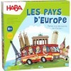 HABA Pays d’Europe-Jeu de Connaissances géographiques- Jeu de société Enfant - Jeu de Plateau - Apprendre Les Pays deurope a