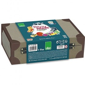 Vilac - dans ma valoche - 50 Pièces - Jeu revisité - Jeu de Mémorisation - Jeu Durable -Sac de Rangement - Label EPV - Savoir
