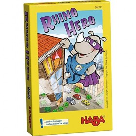 HABA Rhino Hero Jeu de société pour Enfant, 302273, Multicolore, Talla única