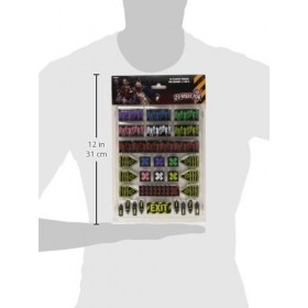 Cool Mini Or Not Zombicide Season 3 Lot de Jetons en Plastique - Version Anglaise