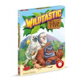 Piatnik 6684 - Wildtastic Five/Trouvez les bons animaux pour votre parc animalier/À partir de 8 ans/2 à 5 joueurs/Fabriqué en
