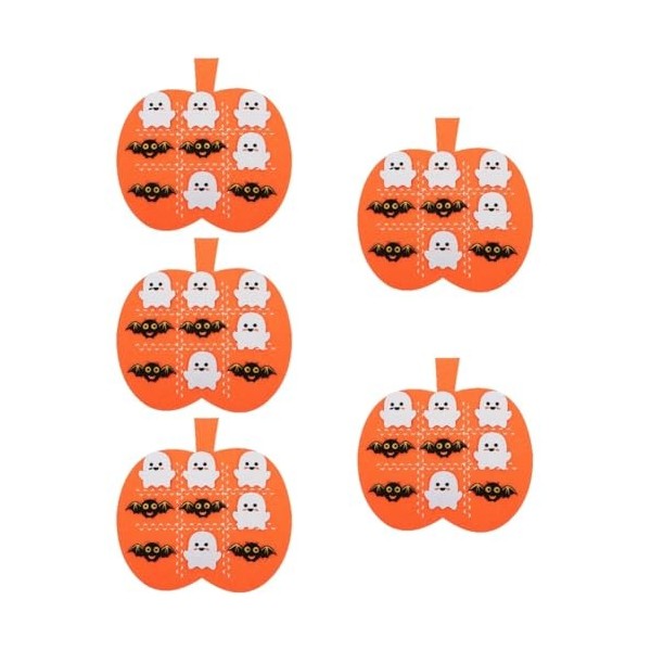 ibasenice 2 Ensembles Tapis De Feutre dhalloween Tenture Murale Feutre Artisanat Tapis De Jeu en Feutre dhalloween Décorati