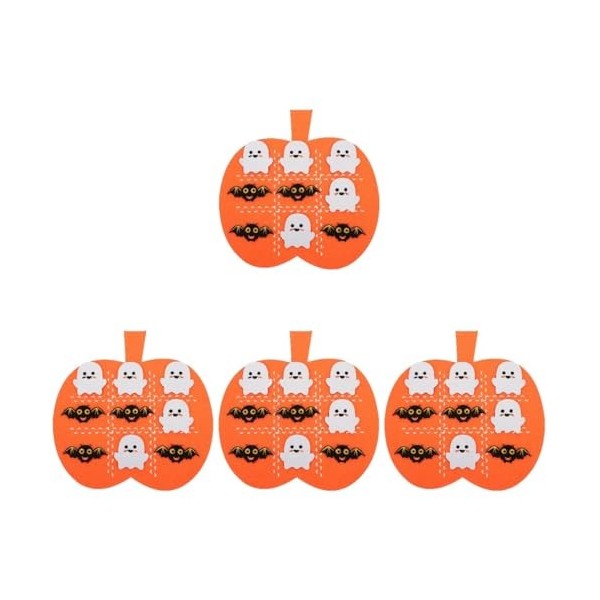 ibasenice 2 Ensembles Tapis De Feutre dhalloween Tenture Murale Feutre Artisanat Tapis De Jeu en Feutre dhalloween Décorati