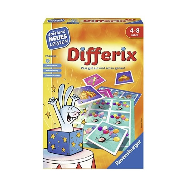 Ravensburger Differix 24930 - Jeu éducatif pour Enfants de 4 à 8 Ans - Nouvel Apprentissage pour 1 à 4 Joueurs