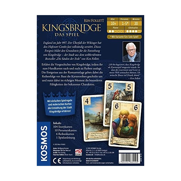 Ken Follett - Kingsbridge - Das Spiel