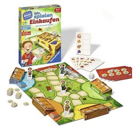 Ravensburger 24985 - Nous jouons au Shopping - Jeu et Apprentissage pour Les Enfants, Jeu éducatif pour Enfants à partir de 4