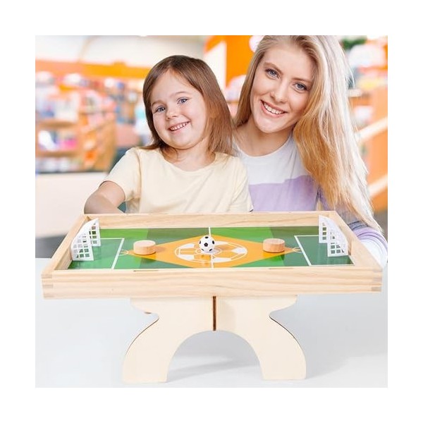 Shichangda Jeu de Baby-Foot,Jeu déchecs Volants de Table en Bois pour 2 Joueurs | Jeux de société pour pour Aire de Jeux, Ch