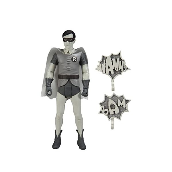 DC Retro Figurine Batman 66 Robin Black & White TV Variant 15 cm