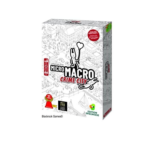 Spiel MicroMacro : Crime City - Jeu de société - Jeu denquêtes - pour Toute la Famille - Version française