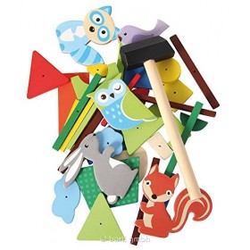 Inware 23004 – Jeu doutils animaux de la forêt, jeu de marteaux