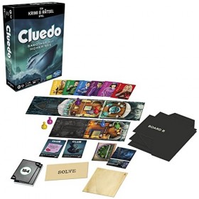 Hasbro Gaming Cluedo Jeu de société Sabotage en Haute mer, Jeu de Crime et de Puzzle Cluedo, Jeu Familial coopératif, Jeu de 