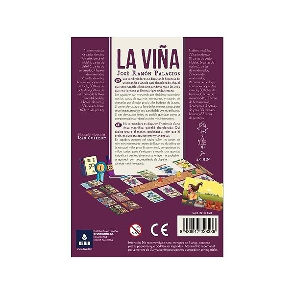 Devir 8436017228243 La Viña Edition Anglaise