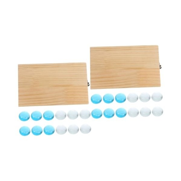 ibasenice Jeu De Stratégie De Racine Carrée 1 Ensemble De Puzzle Mancala Éducatif Mancala Pierres De Mancala Jeux Familiaux p