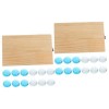ibasenice Jeu De Stratégie De Racine Carrée 1 Ensemble De Puzzle Mancala Éducatif Mancala Pierres De Mancala Jeux Familiaux p