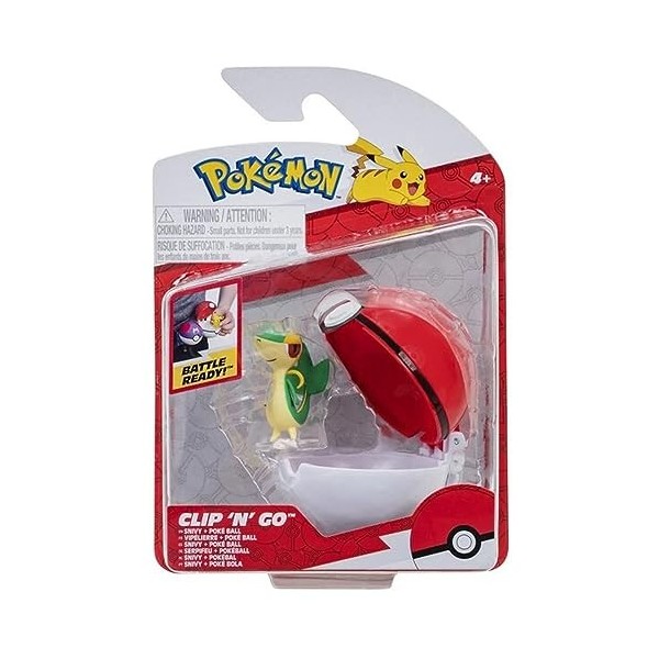 Pokemon Clip N Go - Snivy et Poke Ball