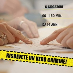 Hidden Games Scéne du crime - Jeu denquête - Version italienne - Il caso di Villasetia