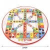 Chinese Checkers Jeu de stratégie FAMILIO-avec Plateau de Jeu de Rangement Rond adapté aux Jouets éducatifs pour Enfants aux 