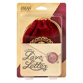 Z-Man Games, Love Letter, Card Game, Ages 10+, 2-6 Players, 20+ Minutes Playing Time