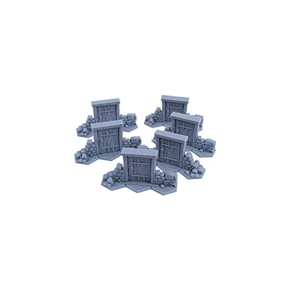 Portes fonctionnelles Gloomhaven, Portes pour Jeux de société Lot de 3 , 3D Vikings