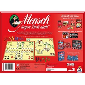 Schmidt Spiele- Jeu de Famille Mensch Aergere Dich Nicht Version Allemande, 49020