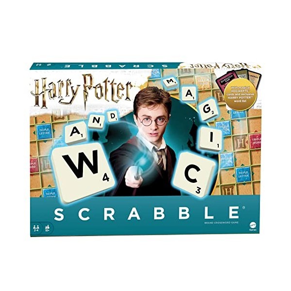 Mattel Games Scrabble Édition Harry Potter, jeu de société et de lettres, version française modèle aléatoire , GPW41