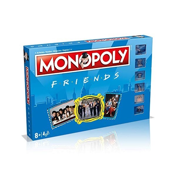 Winning Moves- Monopoly Friends - Version française, 0433