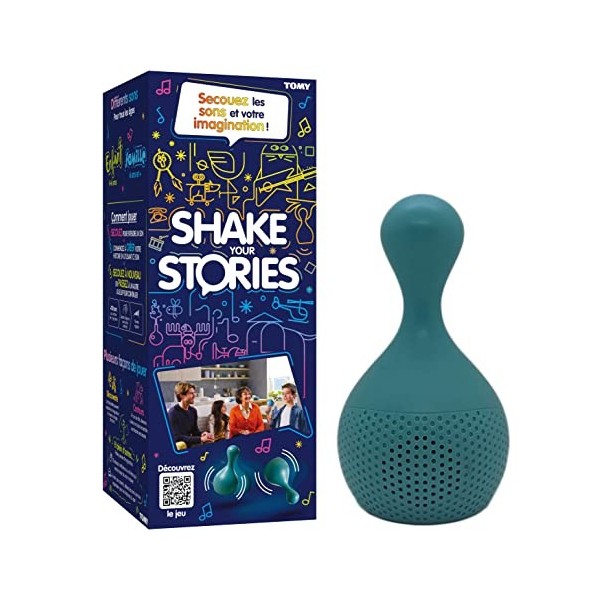 TOMY T73451 Shake your Stories, jeux familiaux pour 2+ joueurs, jeu de société pour adultes et enfants à partir de 4, 5, 6 an