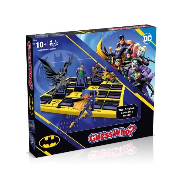 Winning Moves DC Comics Batman Guess Who? Jeu de société, jouez avec Vos Personnages préférés de Gotham City y Compris Batgir