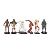 XESAGSNV Attaque Titan Statue PVC Série Cadeau Figurine Anime Modèle Décor Ensemble Modèle Deuxième génération 