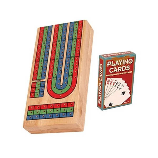 SAFIGLE 1 Ensemble Table en Bois Plateau De Jeu Plateau De Cribbage pour Fête Planche De Cribbage Drôle Planche De Cribbage e