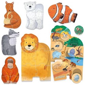 Headu Où Les Animaux Vivent Mon Premier Jeu Animaux Et Environnements It57427 Jeu Éducatif Écodurable pour Les Enfants 3-6 An