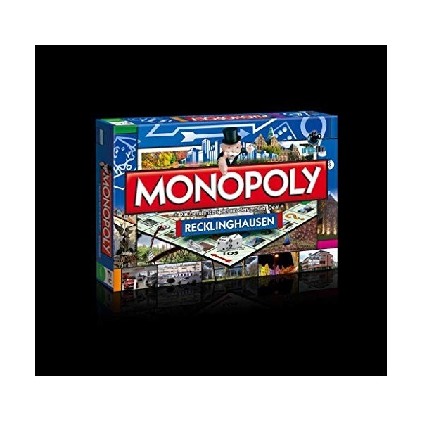 Winning Moves - Monopoly Recklinghausen City Edition – Le Jeu mondialement connu sur la propriété et limmobilier