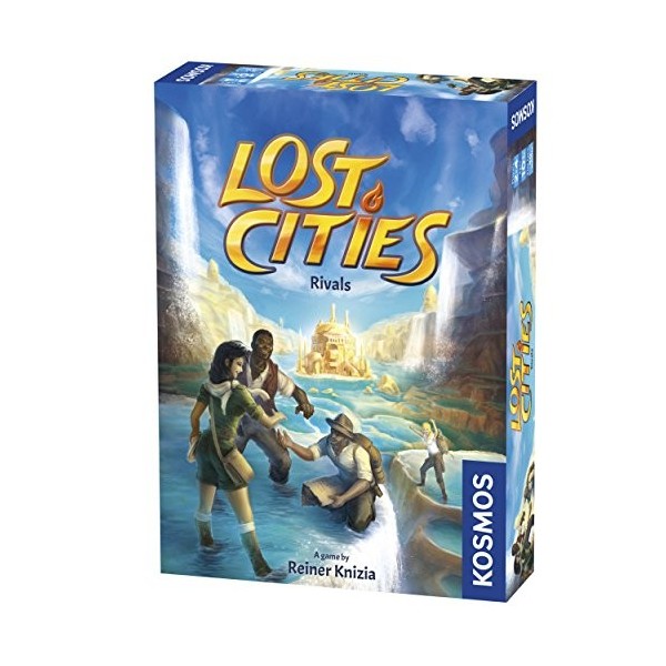 Thames & Kosmos 690335 Lost Cities: Rivals | Aventurez-Vous sur lExpédition | Jeu doffres et de Collections de 2 à 4 Joueur