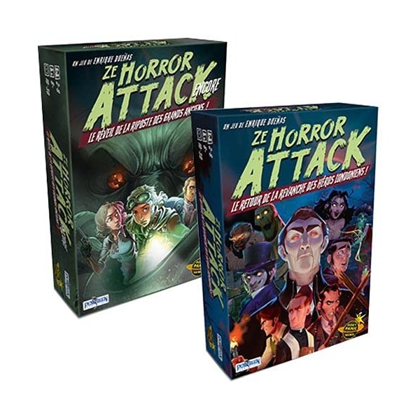 PKGamePack ZE Horror Attack Le Jeu de Base+Encore - Version Française