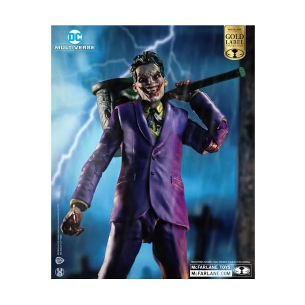 BANDAI - McFarlane - Figurine daction DC Multiverse DC vs. Vampires, The Joker Gold Label Multicolore TM17018