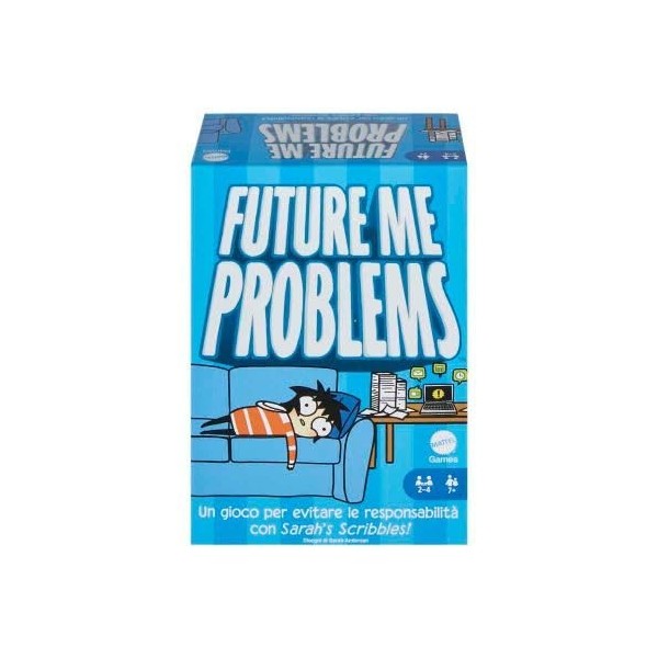 Future Me Problems - Jeu de Cartes de Sarahs Scribbles - 2 à 4 Joueurs - Parfait pour Les soirées en Famille - Jouet pour En