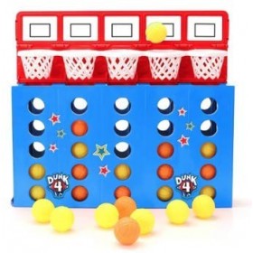 Funville Game Time Dunk 4 in a Row Line Up Donnect Four Counters Jeu de stratégie