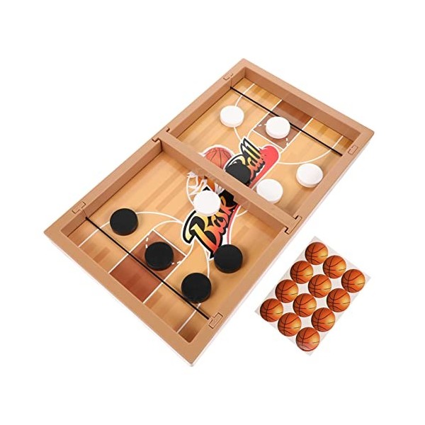 BESPORTBLE 1 Jeu Rebondir Aux Échecs Jeu De Rondelle Jeux De Société en Famille Jouets De Jeu pour La Famille Jeu De Football