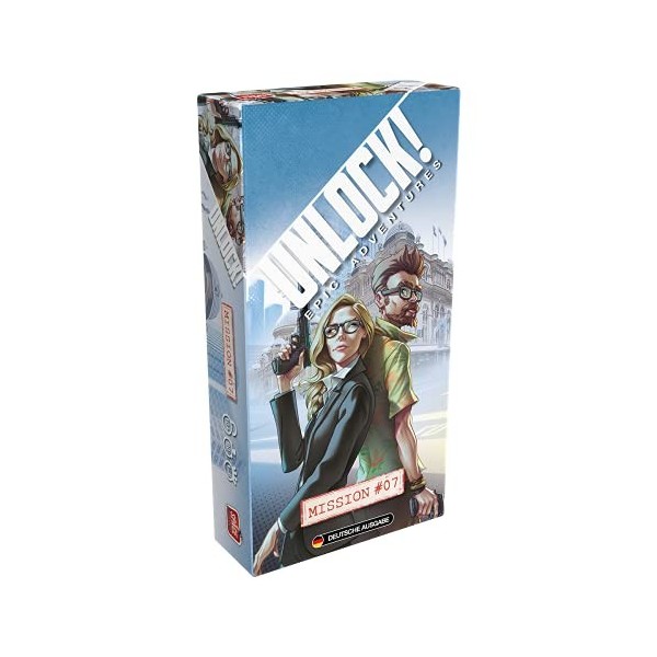 Asmodee Unlock! Mission 7, Jeu de connaisseurs, Jeu de Puzzle, Allemand