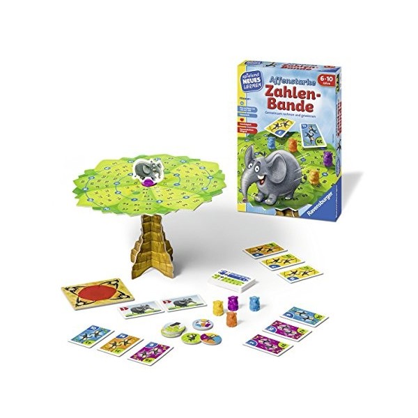 Ravensburger 24973 – Jeu et Apprentissage pour Les Enfants de 6 à 10 Ans, Apprentissage en Jouant pour 1 à 6 Joueurs.