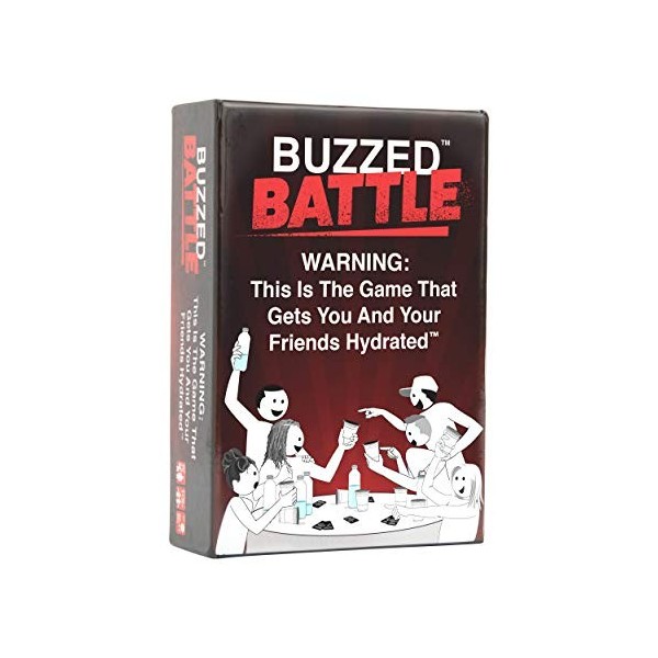 Buzzed Battle – Le jeu hilarant de fête déquipe qui vous permettra dhydrater vous et vos amis